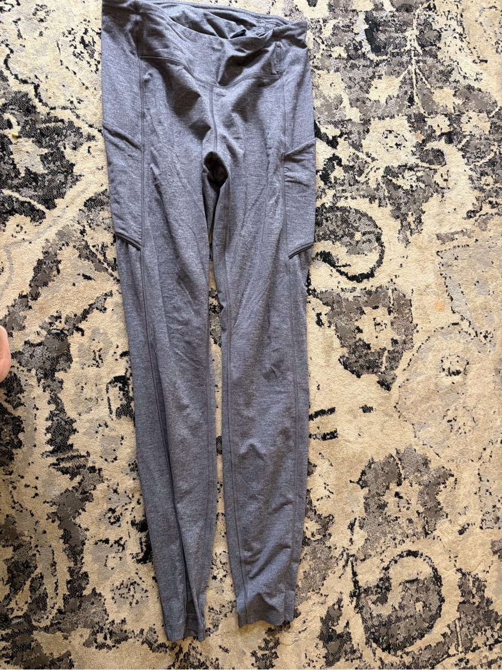 lululemon athletica Heather Gray High-Waist Leggings